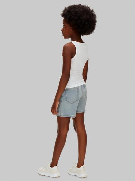 Calvin Klein Kids' Denim Bermuda Shorts, Andrew Wash - view 2, Andrew Wash