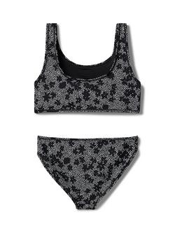 Calvin Klein Kids' Bralette Bikini Set, Black - view 2, Black