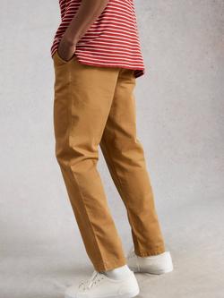 White Stuff Chapman Straight Fit Cotton Chinos - view 2, Brown