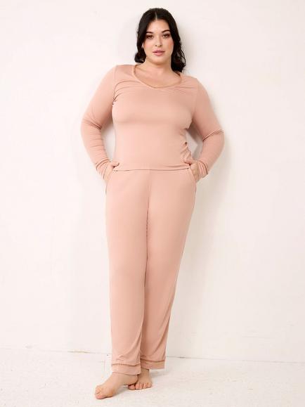 Maison Lejaby Softness Pyjama Bottoms, Aurore, Aurore