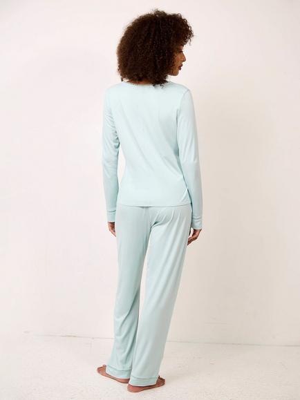 Maison Lejaby Softness Pyjama Bottoms, Celadon - view 2, Celadon