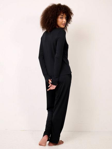 Maison Lejaby Softness Pyjama Bottoms, Noir - view 2, Noir