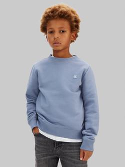 Calvin Klein Kids' Oversized Fleece Sweatshirt, Infinity, Infinity