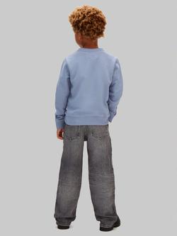 Calvin Klein Kids' Oversized Fleece Sweatshirt, Infinity - view 2, Infinity