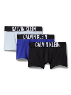 Calvin Klein Kids' Trunks, Pack of 3, Blue/Multi