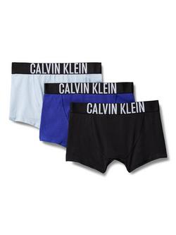 Calvin Klein Kids' Trunks, Pack of 3 - view 2, Blue/Multi