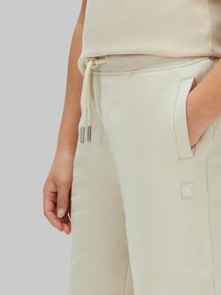 Calvin Klein Kids' Drawstring Cargo Shorts, Oatmeal - view 2, Oatmeal