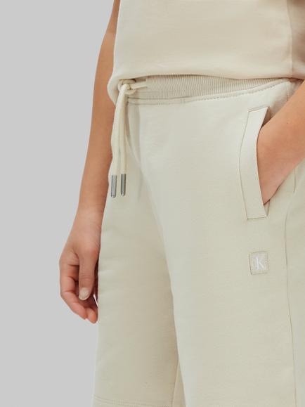 Calvin Klein Kids' Drawstring Cargo Shorts, Oatmeal - view 2, Oatmeal