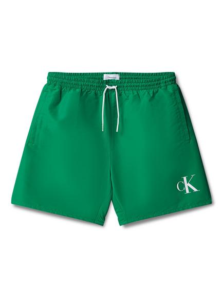 Calvin Klein Kids' Drawstring Swim Shorts, Lush Meadow