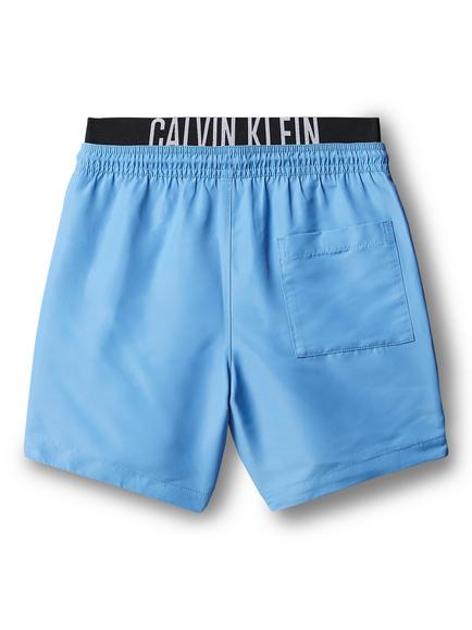 Calvin Klein Kids' Drawstring Swim Shorts, Provence - view 2, Provence