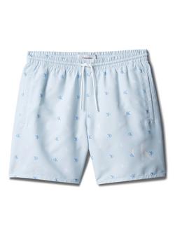 Calvin Klein Kids' Drawstring Swim Shorts, Diamond Blue, Diamond Blue