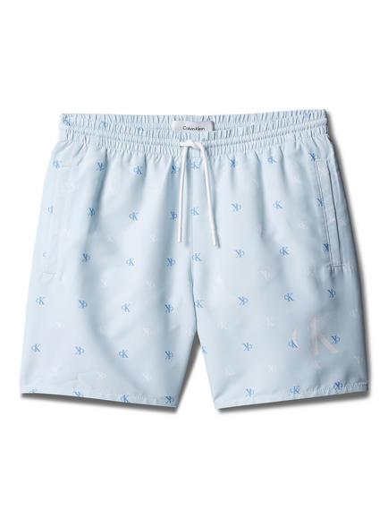 Calvin Klein Kids' Drawstring Swim Shorts, Diamond Blue, Diamond Blue