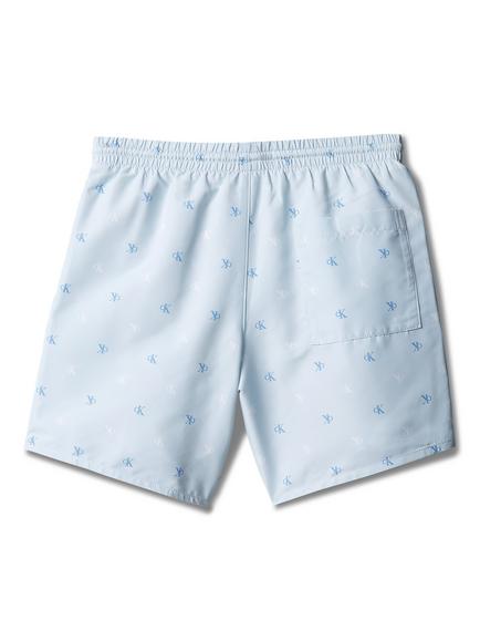 Calvin Klein Kids' Drawstring Swim Shorts, Diamond Blue - view 2, Diamond Blue