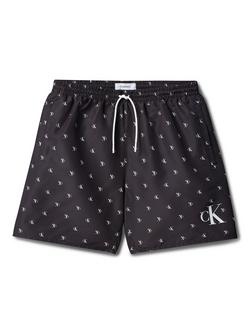 Calvin Klein Kids' Drawstring Swim Shorts, Black, Black