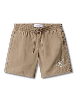 Calvin Klein Kids' Drawstring Swim Shorts, Fungi, Fungi