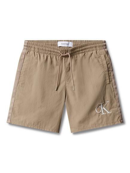 Calvin Klein Kids' Drawstring Swim Shorts, Fungi
