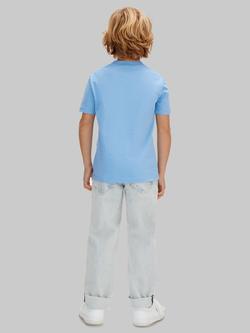 Calvin Klein Kids' Short Sleeve Logo T-Shirt, Provence Blue - view 2, Provence Blue