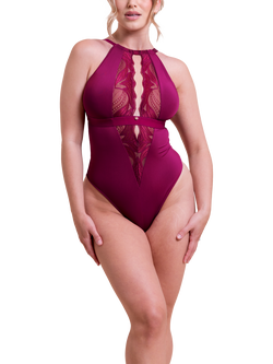 Curvy Kate Indulgence Lace Body - view 2, Berry