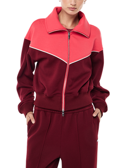 P.E Nation Triumph Jersey Jacket, Red Multi - view 2, Red Multi