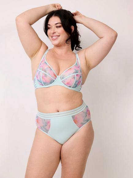 Maison Lejaby Nufit Garden Underwired Bra, Quiet Garden