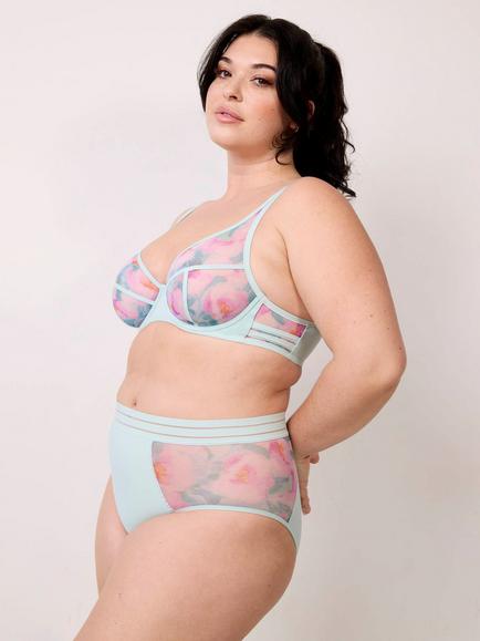 Maison Lejaby Nufit Garden Underwired Bra - view 2, Quiet Garden
