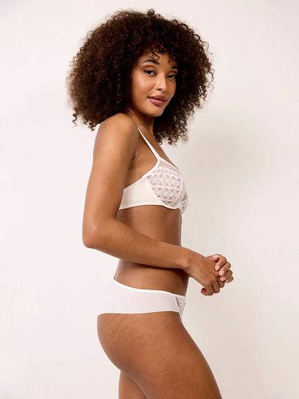 Maison Lejaby Retrochic Balcony Bra, Lys - view 2, Lys