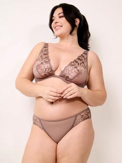 Maison Lejaby Sin Mesh Triangle Bra, Fauve