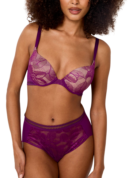 Maison Lejaby Songe High Waist Shorty Knickers, Hansa, Hansa
