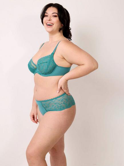 Maison Lejaby Envie Shorty Knickers, Yucca - view 2, Yucca