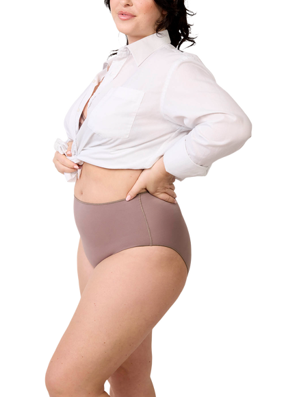 Maison Lejaby Invisible 4 High Waist Knickers - view 2, Fauve
