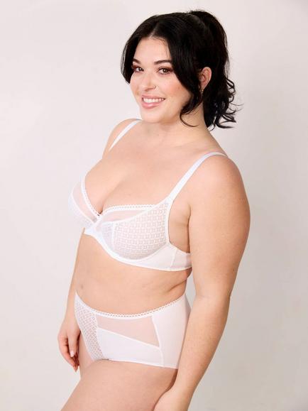 Maison Lejaby Memories High Waist Knickers, Blanc - view 2, Blanc