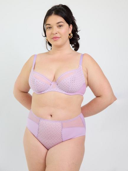 Maison Lejaby Memories High Waist Knickers, Salvia - view 2, Salvia