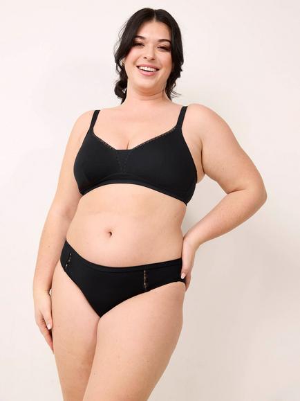 Maison Lejaby Softness Knickers, Noir, Noir