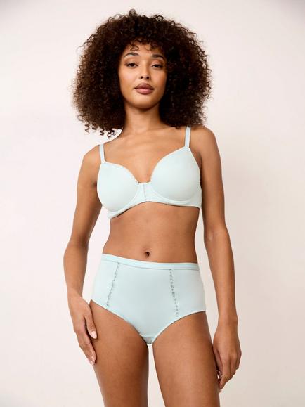 Maison Lejaby Softness High Waist Knickers, Celadon, Celadon