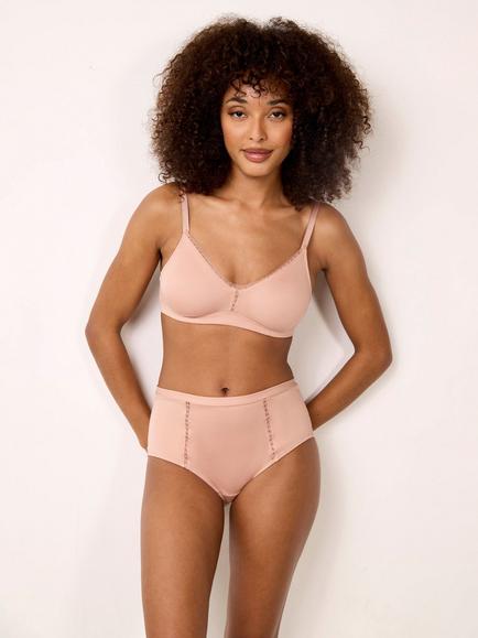 Maison Lejaby Softness High Waist Knickers, Aurore, Aurore