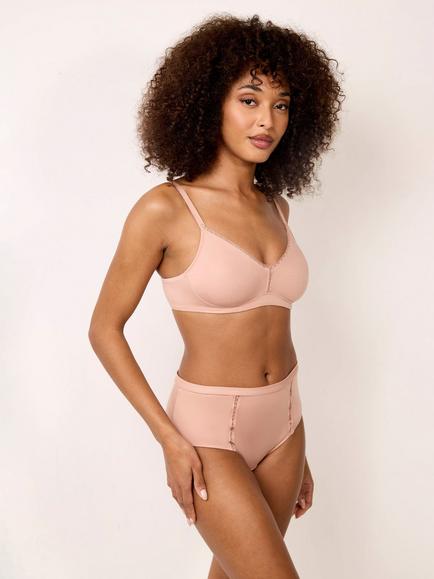 Maison Lejaby Softness High Waist Knickers, Aurore - view 2, Aurore