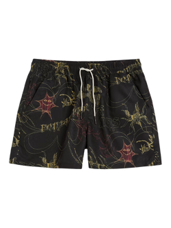 OAS Romantique Swim Shorts, Black, Black