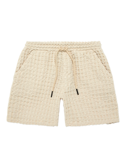 OAS Waffle Shorts, Ecru, Ecru