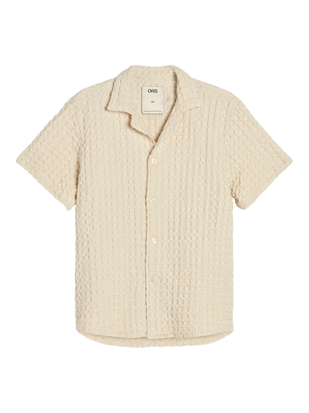 OAS Waffle Shirt, Ecru, Ecru