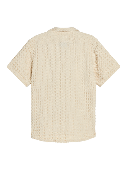 OAS Waffle Shirt, Ecru - view 2, Ecru