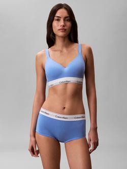 Calvin Klein Icon Cotton Modal Lift Bralette - view 2, Blue Descent