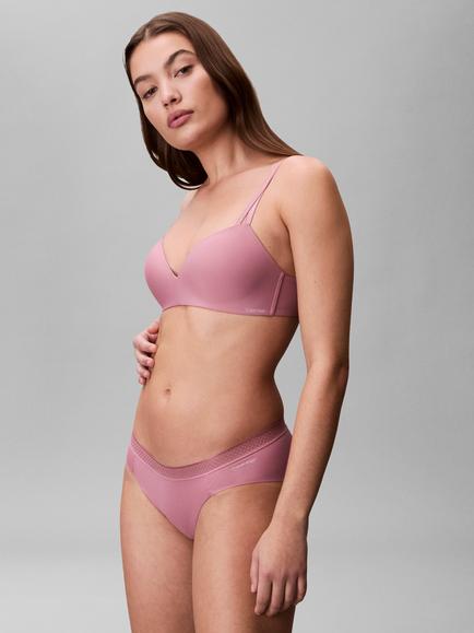 Calvin Klein Seductive Comfort Wireless Push-Up Bra, Soft Mauve - view 2, Soft Mauve