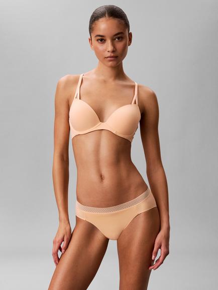 Calvin Klein Seductive Comfort Lift Demi Bra - view 2, Peach Bliss