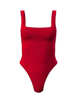 Calvin Klein CK Icon Shapewear Swimsuit, Goji Berry, Goji Berry