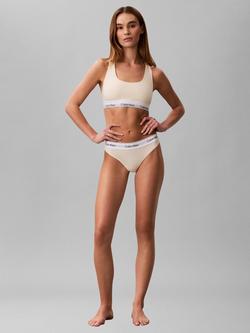 Calvin Klein Icon Cotton Modal Thong - view 2, Pear Sorbet