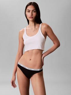 Calvin Klein Icon Logo Bikini Knickers, Pack of 5, Multi - view 2, Multi