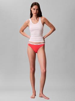 Calvin Klein Icon Logo Bikini Knickers, Punch Pink