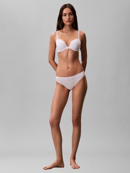 Calvin Klein Perfectly Fit Lace Bikini Knickers, White