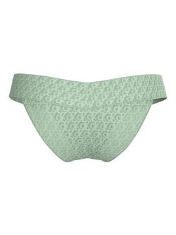 Calvin Klein Icon Logo Lace Low Rise Bikini Briefs - view 2, Seafoam Wave