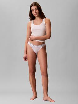 Calvin Klein Icon Logo Thong, Frosty Lilac - view 2, Frosty Lilac